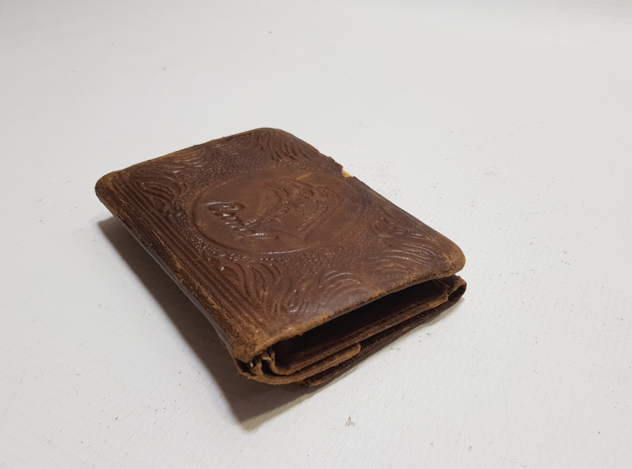 ÜZERİ TUĞRALI OSMANLI DÖNEMİ SUBAY CÜZDANI