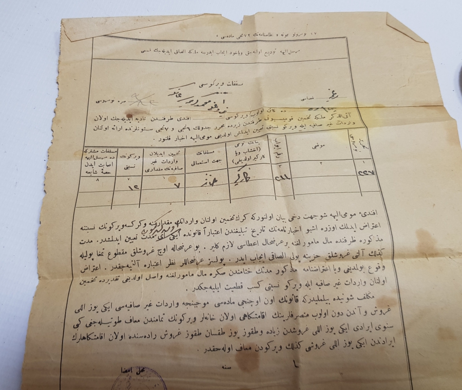 OSMANLI DÖNEMİ EL YAPIMI NADİR DERİ ASKER CÜZDANI