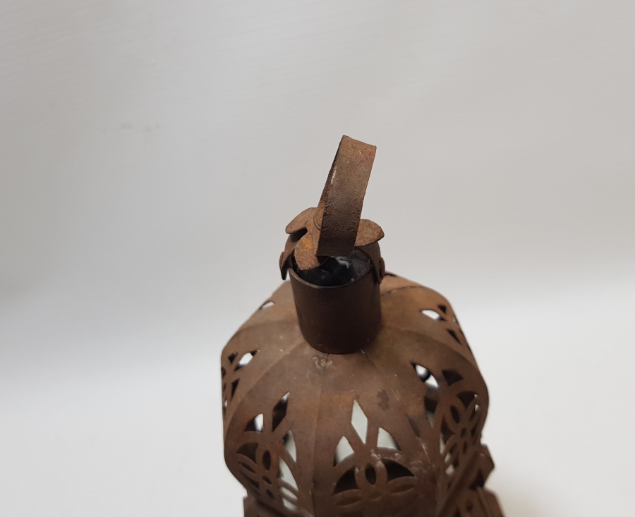 TESTERE İŞÇİLİKLİ NADİR FORMDA EL YAPIMI EL MUMLUĞU