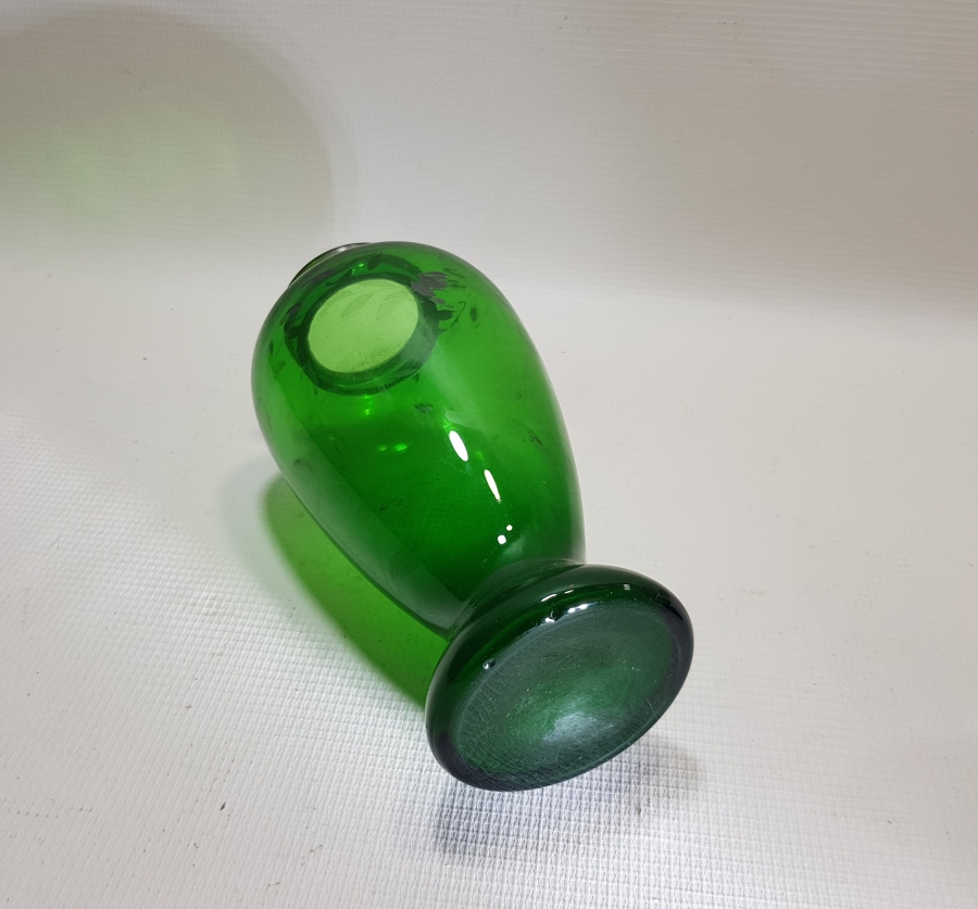 ÜZERİ GÜMÜŞ VARAKLI OSMANLI DÖNEMİ VAZO