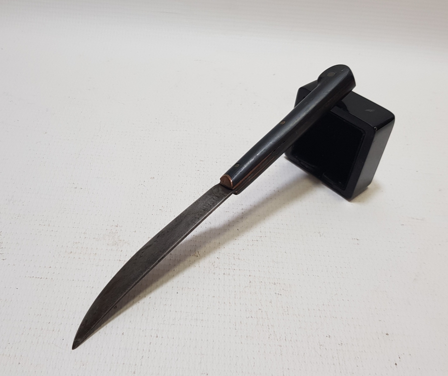 OSMANLI DÖNEMİ EL YAPIMI BOYNUZ SAPLI SÜRMENE KAMASI