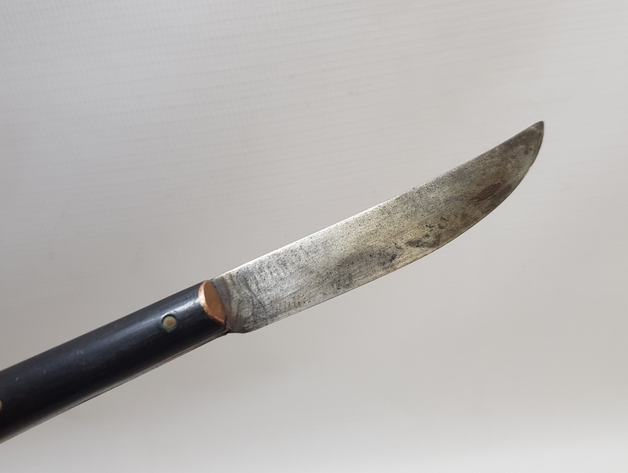 OSMANLI DÖNEMİ EL YAPIMI BOYNUZ SAPLI SÜRMENE KAMASI