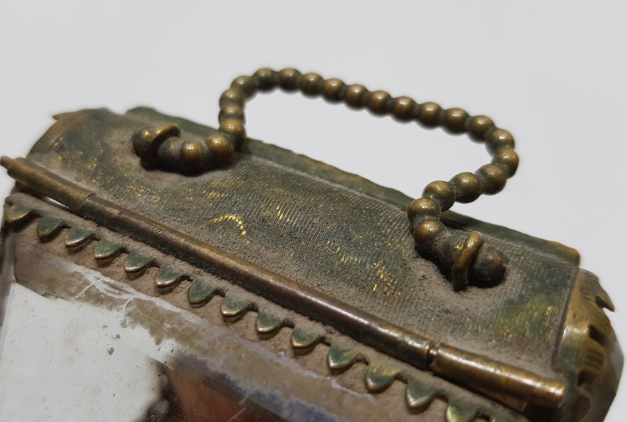 OSMANLI DÖNEMİ EL YAPIMI İPEK ASTARLI CEP SAATİ STANDI