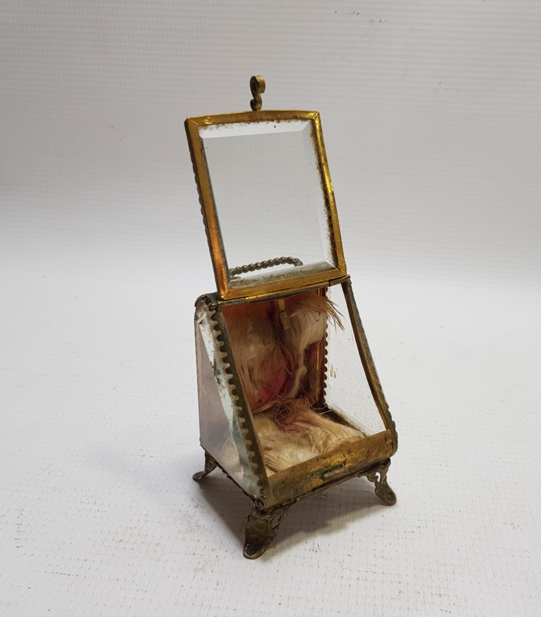 OSMANLI DÖNEMİ EL YAPIMI İPEK ASTARLI CEP SAATİ STANDI