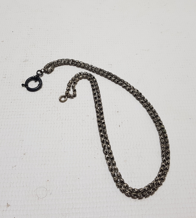 OSMANLI DÖNEMİ DAMGALI GÜMÜŞ ARNAVUT ZİNCİR CEP SAATİ KÖSTEĞİ