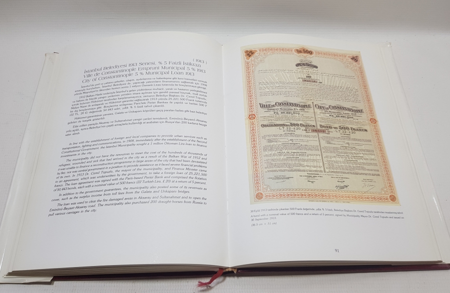 ESKİ TAHVİLLER VE HİSSE SENETLERİ KONULU PRESTİJ KİTAP