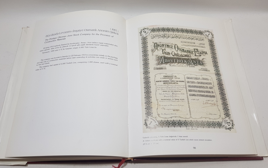 ESKİ TAHVİLLER VE HİSSE SENETLERİ KONULU PRESTİJ KİTAP