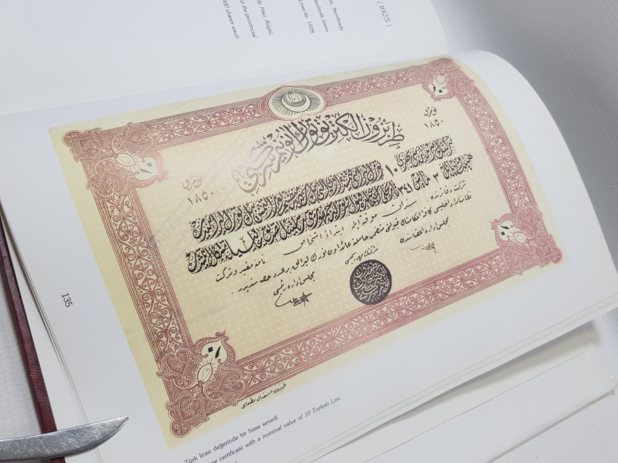 ESKİ TAHVİLLER VE HİSSE SENETLERİ KONULU PRESTİJ KİTAP