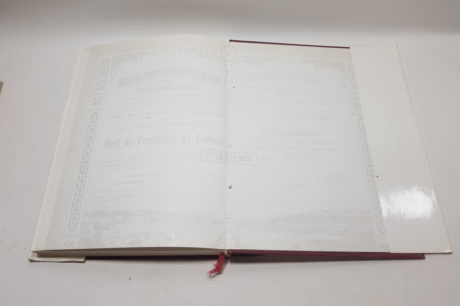 ESKİ TAHVİLLER VE HİSSE SENETLERİ KONULU PRESTİJ KİTAP