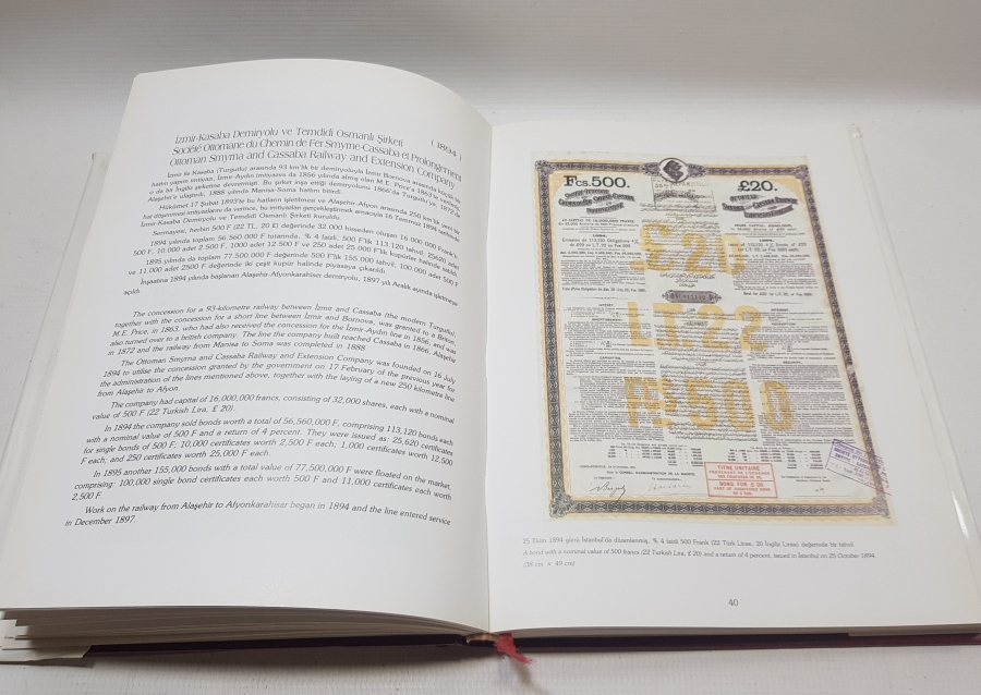 ESKİ TAHVİLLER VE HİSSE SENETLERİ KONULU PRESTİJ KİTAP