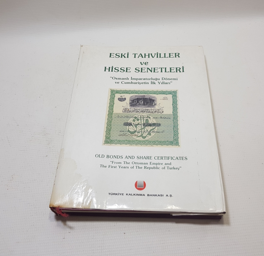 ESKİ TAHVİLLER VE HİSSE SENETLERİ KONULU PRESTİJ KİTAP