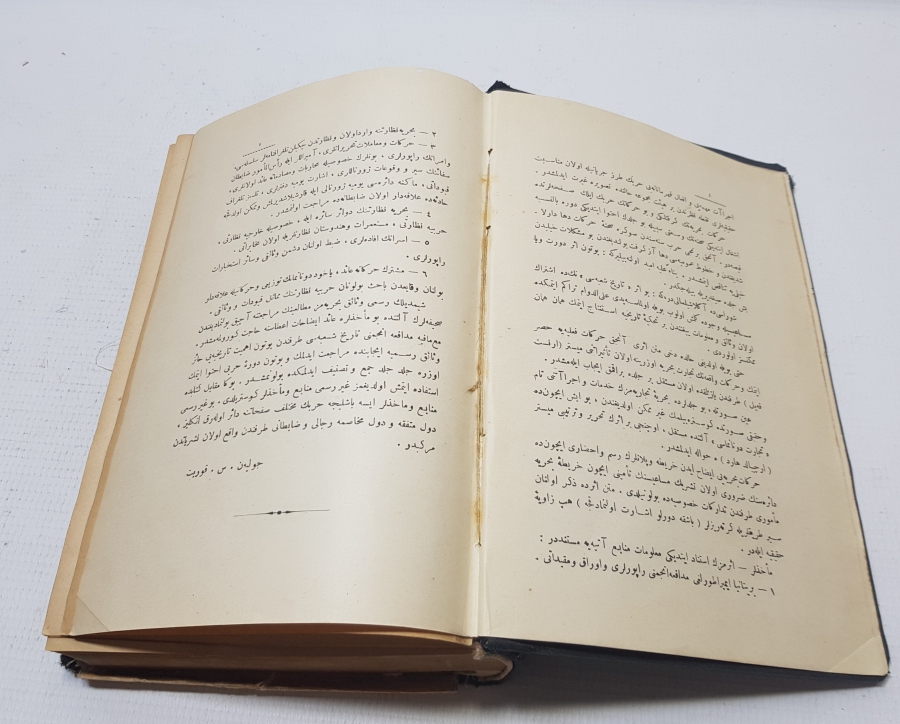 HAREKAT-I BAHRİYE İSİMLİ 1928 YILI BASKI KİTABIN 2. CİLDİ