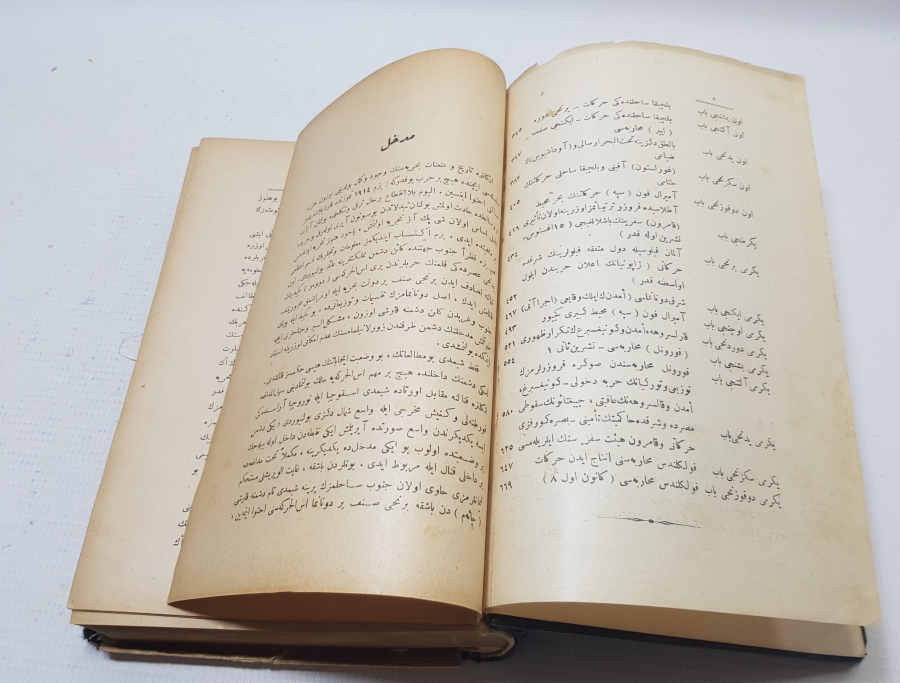 HAREKAT-I BAHRİYE İSİMLİ 1928 YILI BASKI KİTABIN 2. CİLDİ