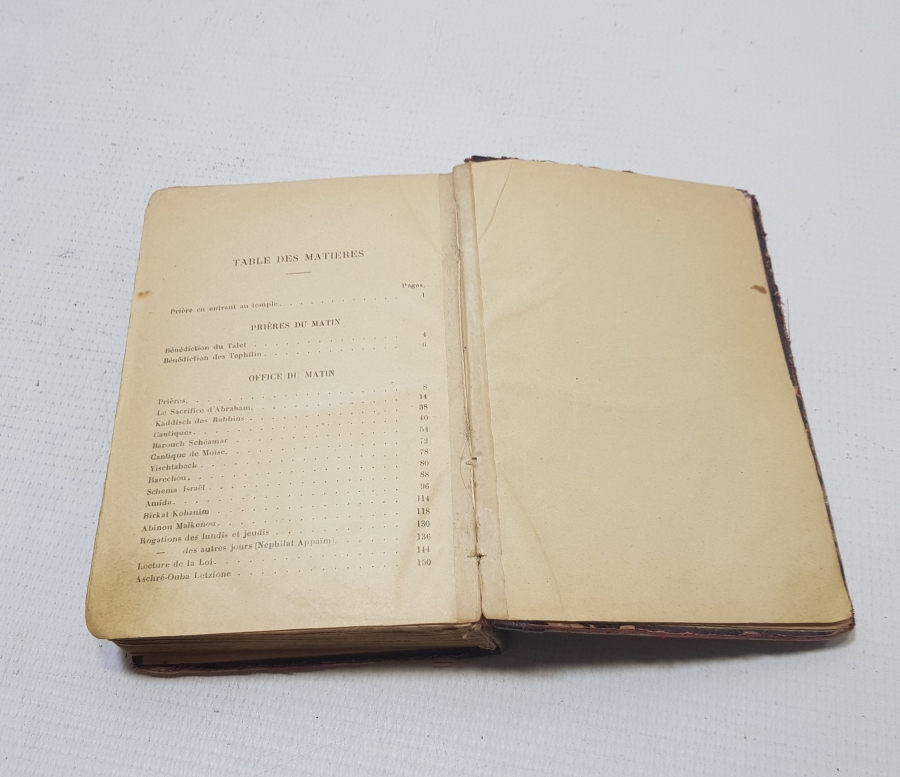 1929 TARİHLİ İBRANİCE VE FRANSIZCA ROMAN