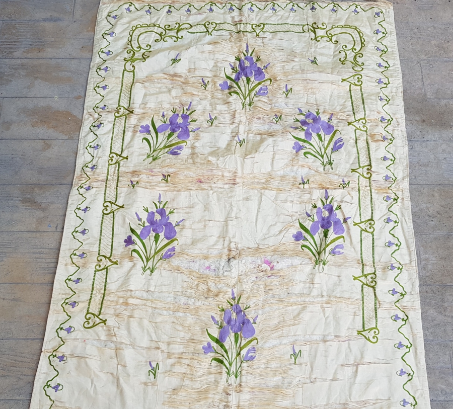 OSMANLI DÖNEMİ İPEK ATLAS SECCADE