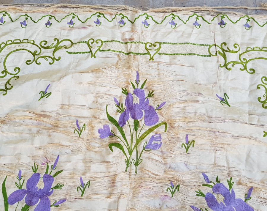 OSMANLI DÖNEMİ İPEK ATLAS SECCADE