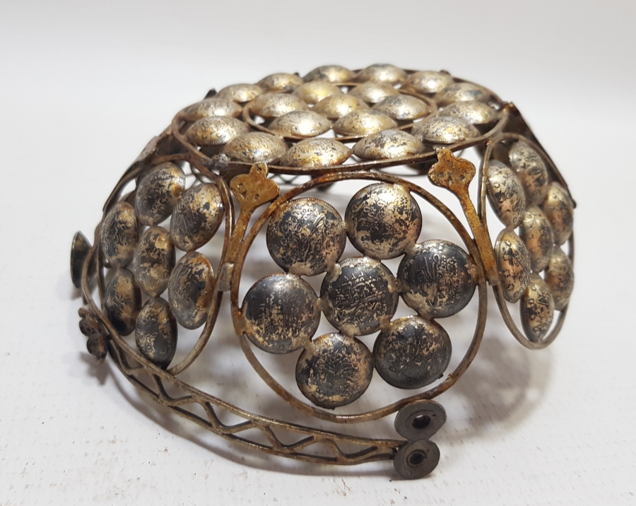 ABDÜLHAMİD VE MEHMED REŞAD HAN DÖNEMİ GÜMÜŞ PARALARDAN YAPILMIŞ OSMANLI DÖNEMİ GÜMÜŞ BAYRAM ŞEKERLİĞİ