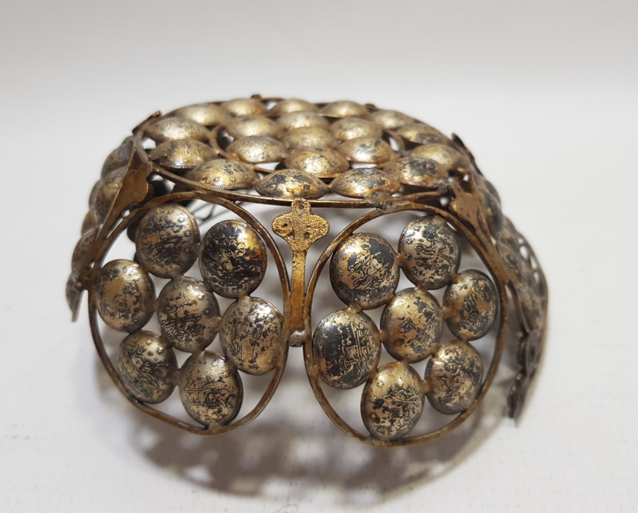 ABDÜLHAMİD VE MEHMED REŞAD HAN DÖNEMİ GÜMÜŞ PARALARDAN YAPILMIŞ OSMANLI DÖNEMİ GÜMÜŞ BAYRAM ŞEKERLİĞİ