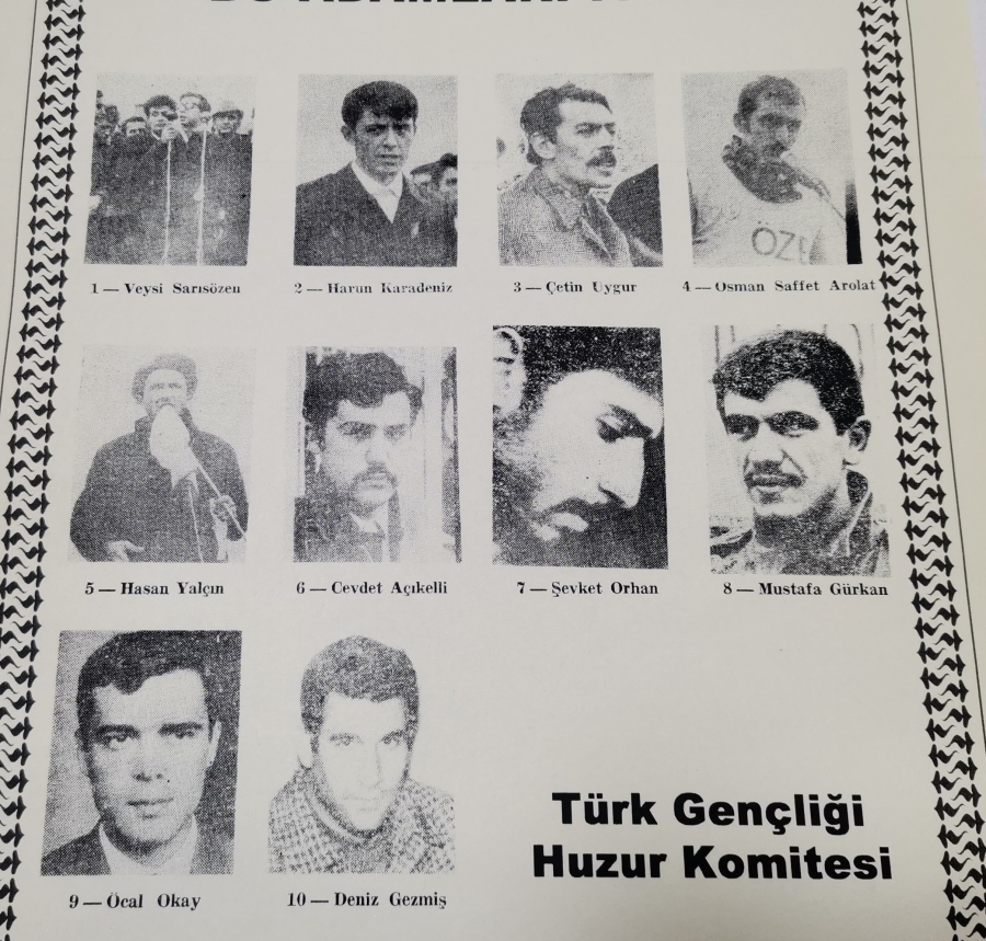 1970 LERDEN ÇOK NADİR SİYASİ AFİŞ
