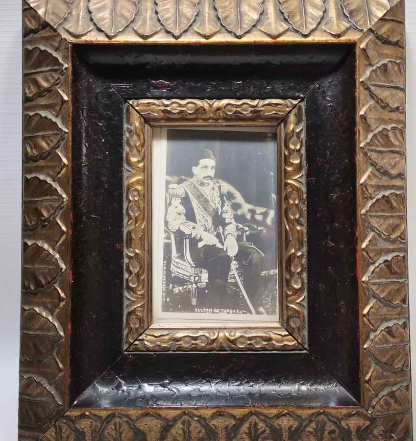 ASKERİ KIYAFETLER İÇİNDE ABDÜLHAMİD HAN KARTPOSTAL