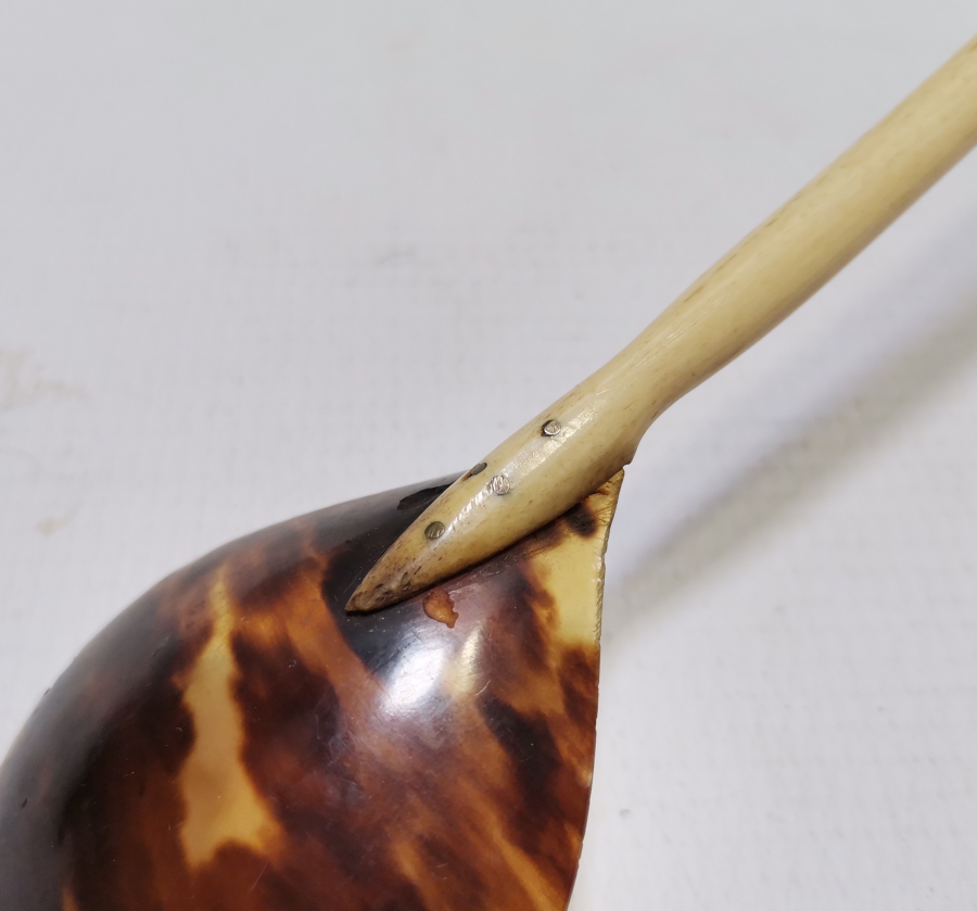 OSMANLI DÖNEMİ BAĞA, FİLDİŞİ VE MERCAN ÇOK NADİR TEKKE İŞİ HOŞAF KAŞIĞI