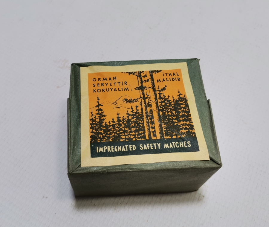 AÇILMAMIŞ KUTUSUNDA ANTİKA KİBRİTLER