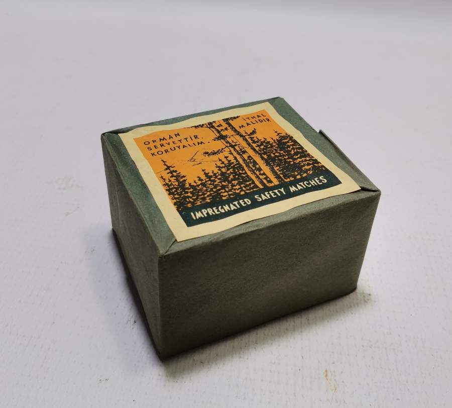 AÇILMAMIŞ KUTUSUNDA ANTİKA KİBRİTLER