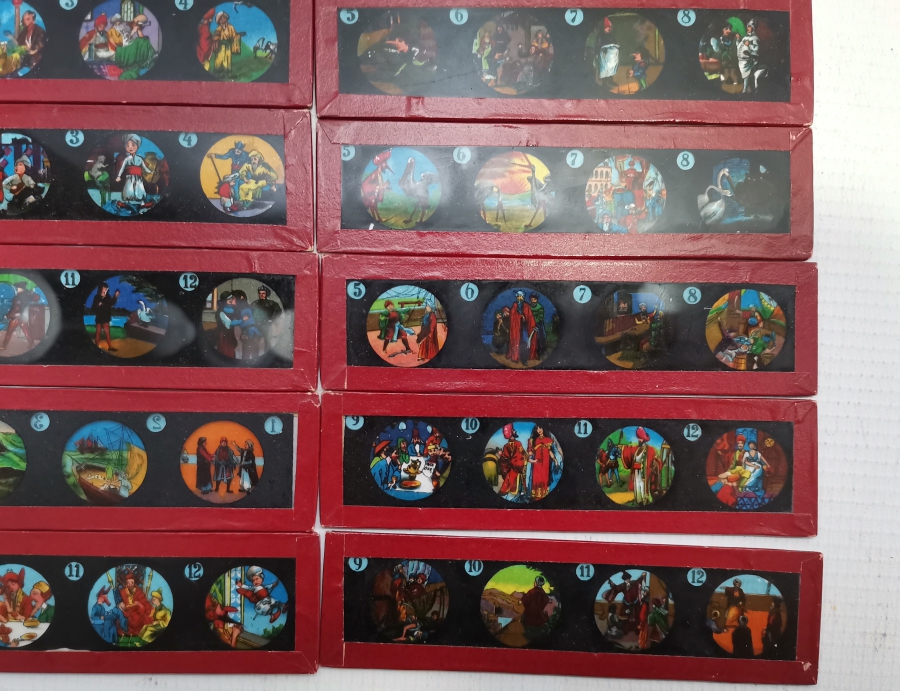 1900 BAŞLARI ÇOK NADİR ÇİZGİFİLM SLAYTLARI