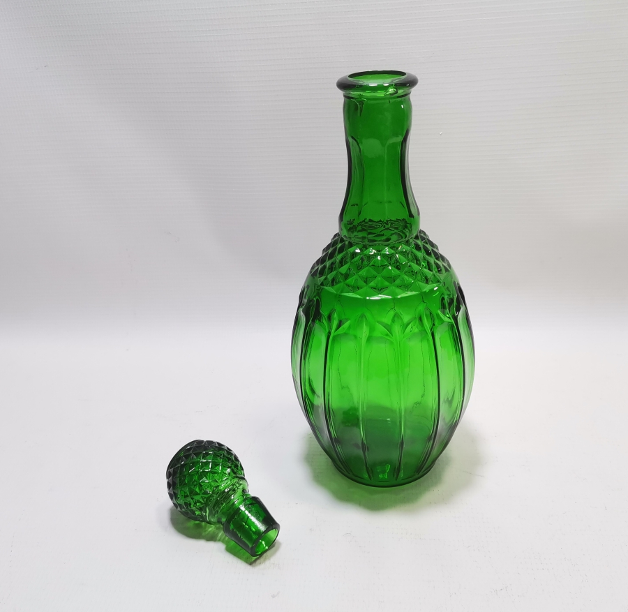 KABARTMA İŞÇİLİKLİ ANTİKA KAPAKLI GECE SÜRAHİ