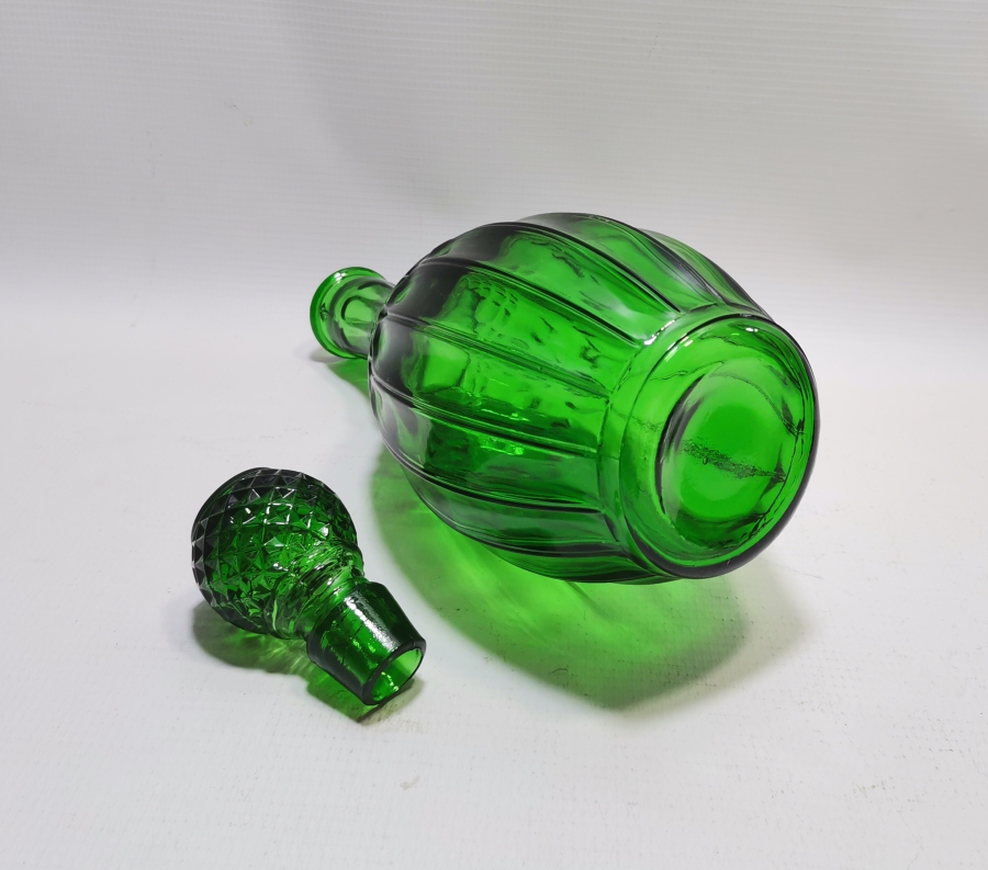 KABARTMA İŞÇİLİKLİ ANTİKA KAPAKLI GECE SÜRAHİ