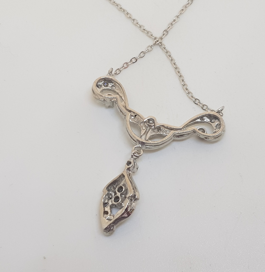 PIRLANTA TAŞLI ÖZEL YAPIM GERDANLIK - KOLYE