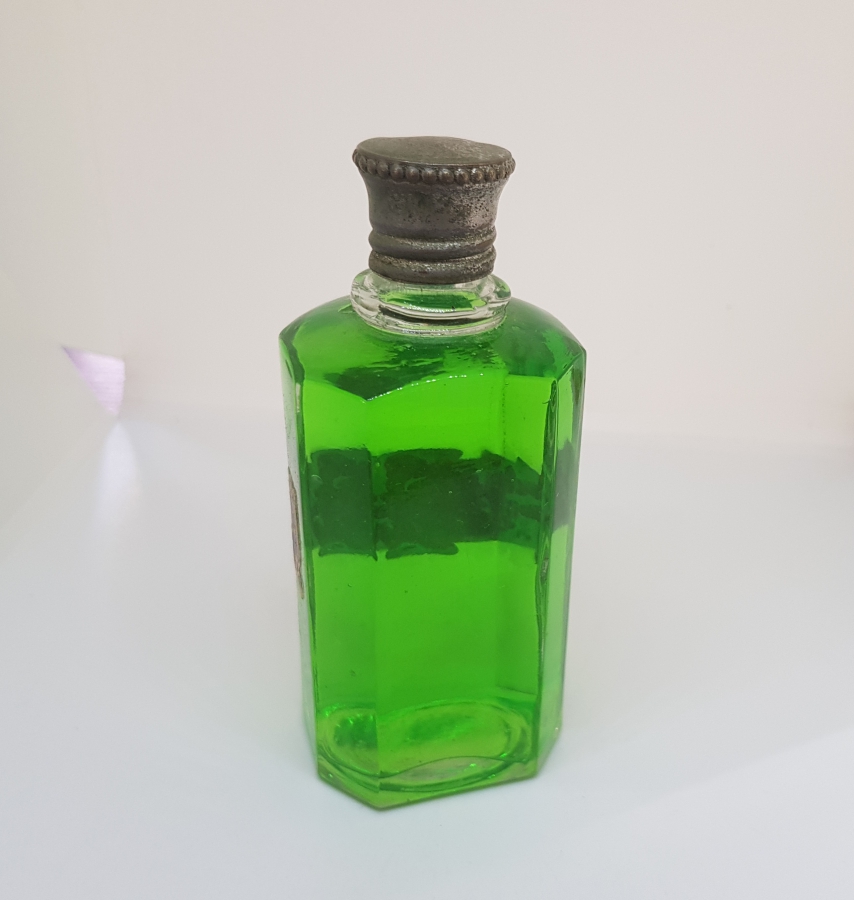 İÇİ DOLU OSMANLI DÖNEMİ NADİR KOLONYA ŞİŞESİ