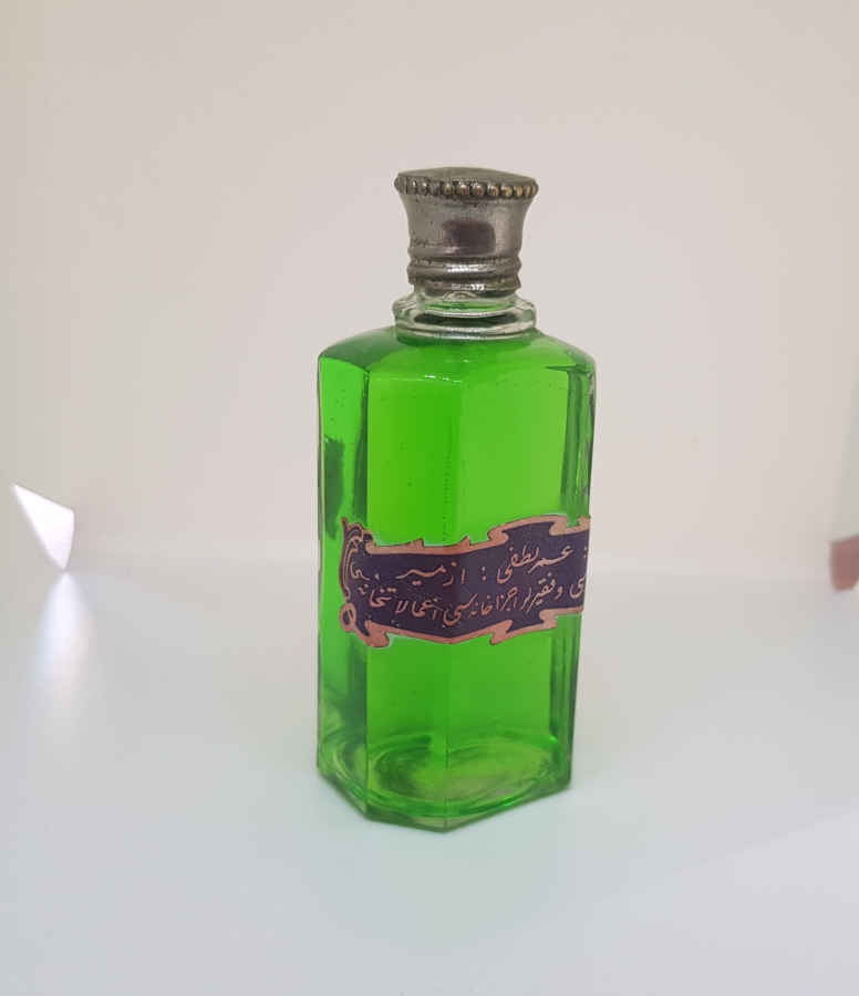 İÇİ DOLU OSMANLI DÖNEMİ NADİR KOLONYA ŞİŞESİ