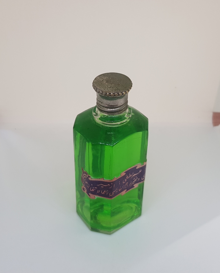 İÇİ DOLU OSMANLI DÖNEMİ NADİR KOLONYA ŞİŞESİ