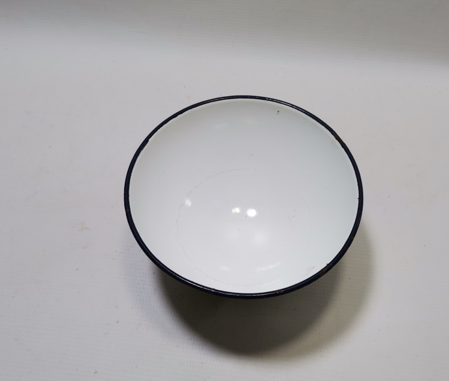 OSMANLI DÖNEMİ EMAYE BÜYÜK BOY OSMANLI YILDIZLI KASE