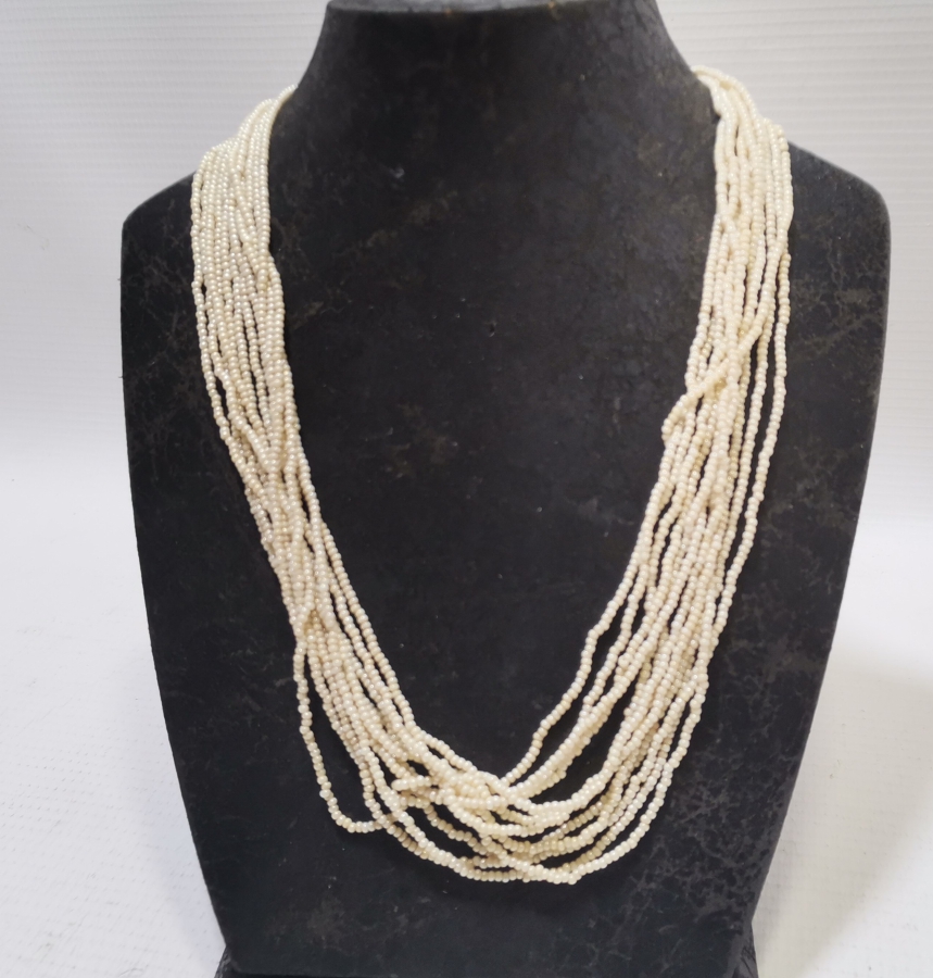 OSMANLI DÖNEMİ İNCİ FORMLU OPAL GERDANLIK