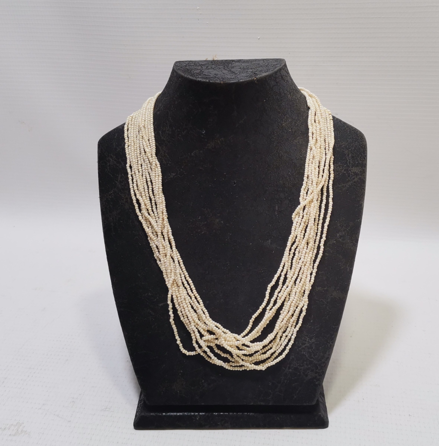 OSMANLI DÖNEMİ İNCİ FORMLU OPAL GERDANLIK