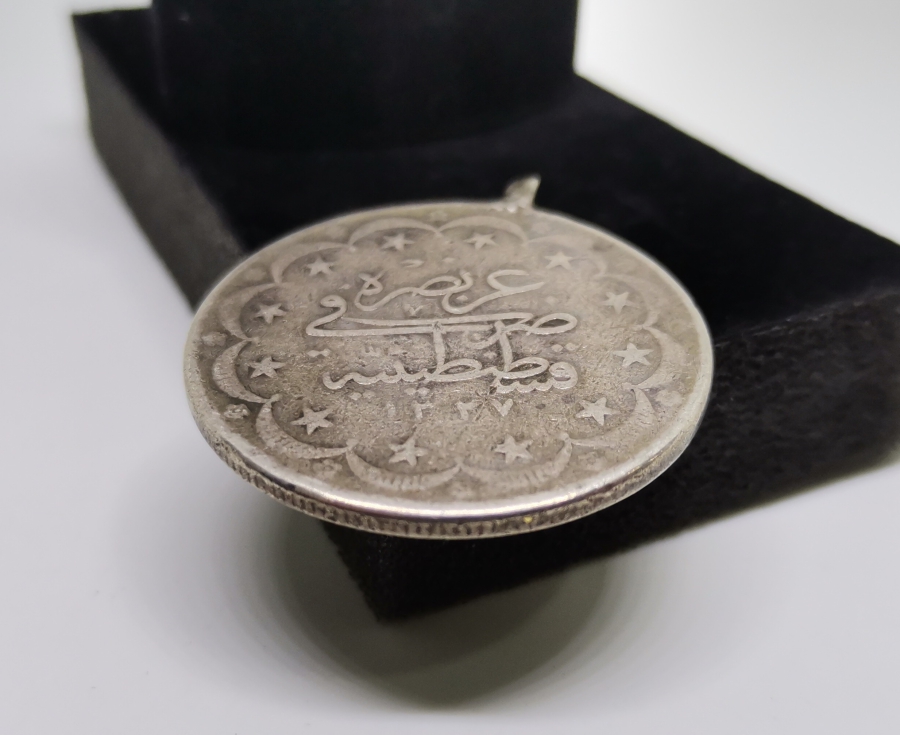 SULTAN MEHMET REŞAD DÖNEMİ 20 KURUŞ GÜMÜŞ MECİDİYE PARA