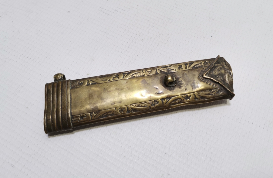 OSMANLI DÖNEMİ NADİR ERTUĞRUL ALAYLARI SUBAY KILICI KIN PARÇASI