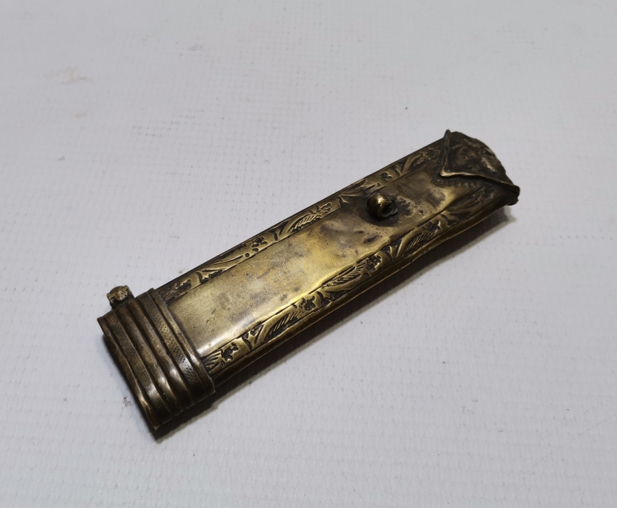 OSMANLI DÖNEMİ NADİR ERTUĞRUL ALAYLARI SUBAY KILICI KIN PARÇASI