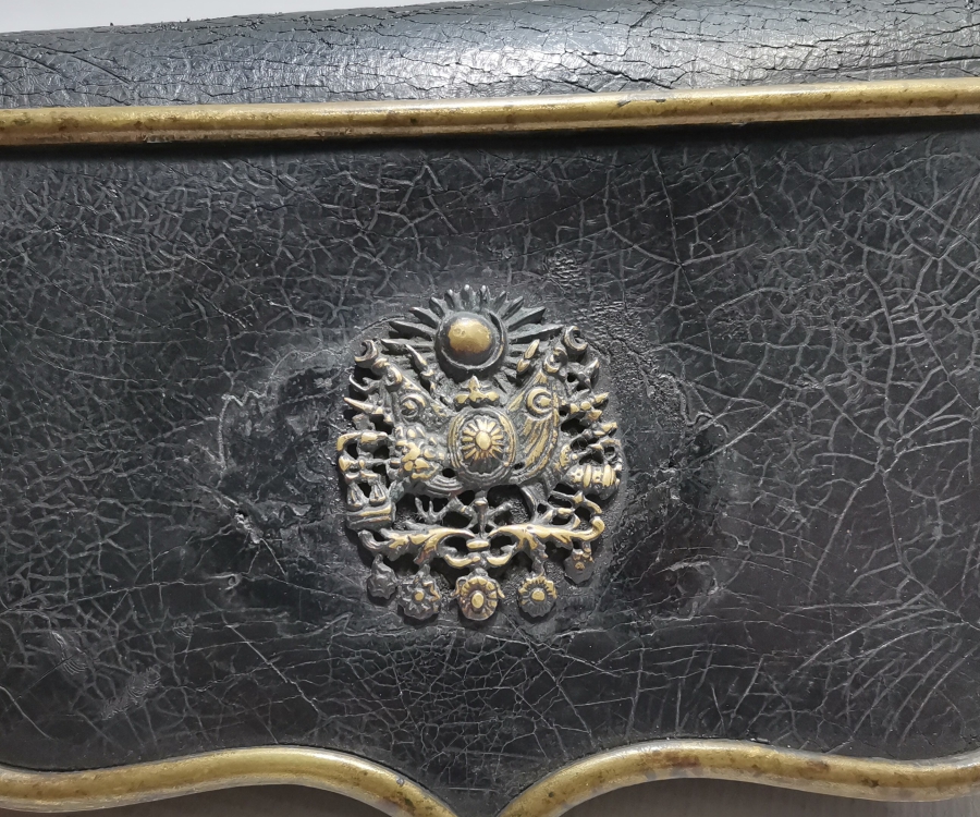 ÜZERİNDE OSMANLI DEVLET ARMASI BULUNAN 1. DÜNYA SAVAŞI NADİR TOPÇU SUBAY ÇANTASI