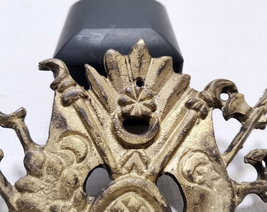 MEŞRUTİYET DÖNEMİ OSMANLI DEVLET ARMALI NADİR ASKERİ APLİK