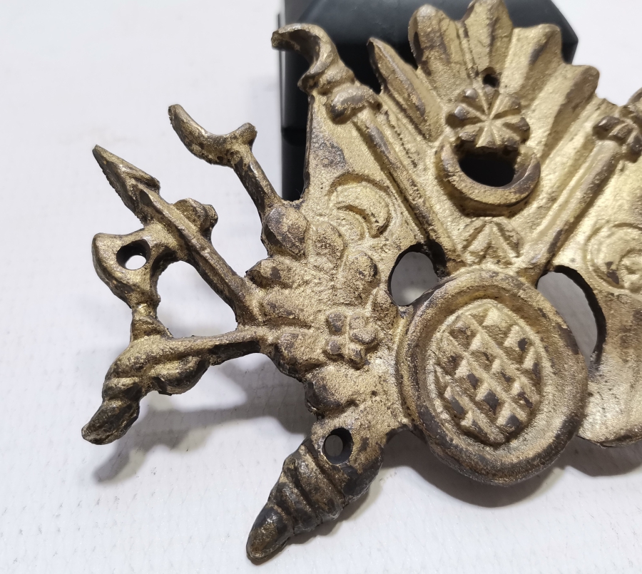 MEŞRUTİYET DÖNEMİ OSMANLI DEVLET ARMALI NADİR ASKERİ APLİK