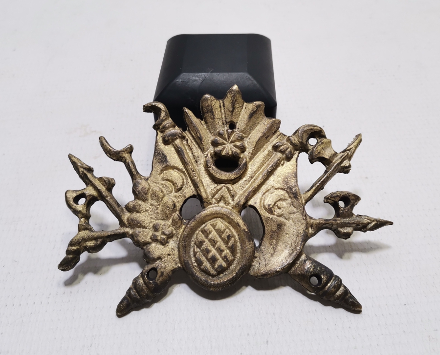 MEŞRUTİYET DÖNEMİ OSMANLI DEVLET ARMALI NADİR ASKERİ APLİK