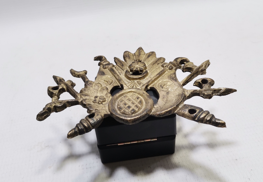 MEŞRUTİYET DÖNEMİ OSMANLI DEVLET ARMALI NADİR ASKERİ APLİK