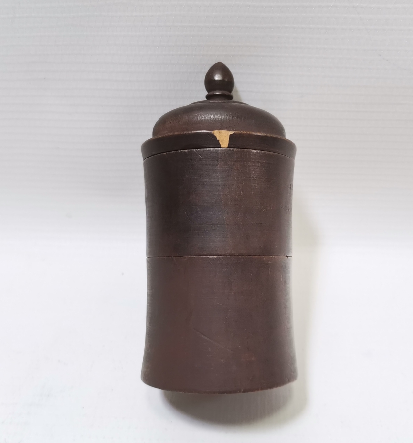 OSMANLI DÖNEMİ NADİR FORMDA ÇİFT HAZNELİ AHŞAP KAHVE KUTUSU