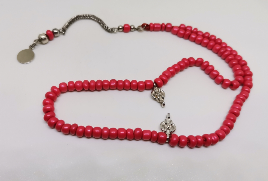 MERCAN TAŞINDAN MAMUL ANTİKA NAMAZ TESPİHİ