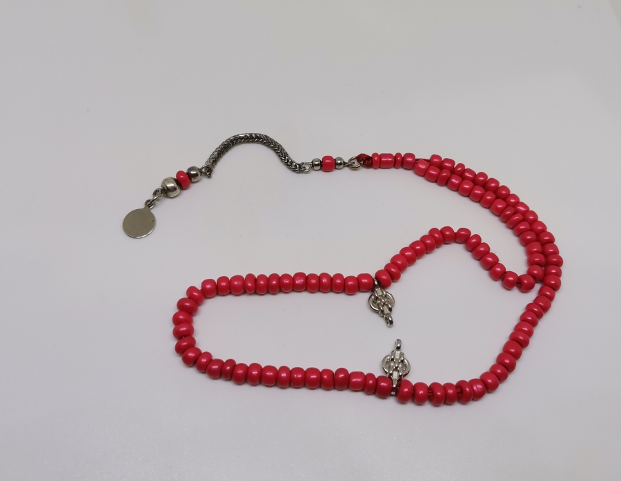 MERCAN TAŞINDAN MAMUL ANTİKA NAMAZ TESPİHİ