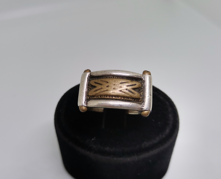 ÜZERİ RUMİ MOTİFLİ GÜMÜŞ YÜZÜK