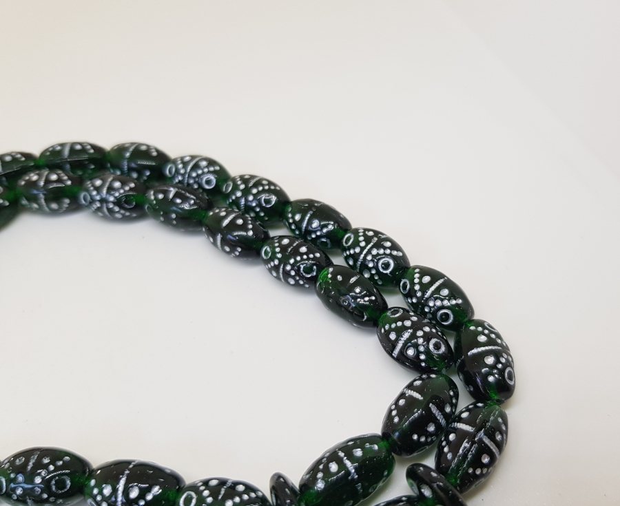 OSMANLI DÖNEMİ NADİR RENKTE GÜMÜŞ VARAKLI 33LÜ BEYKOZ TESPİHİ